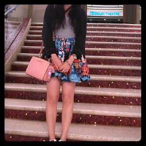 Michael Kors studded Selma crossbody bag pink smal